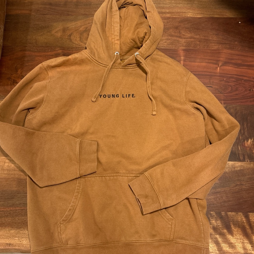 Men's Tan Hoodie
